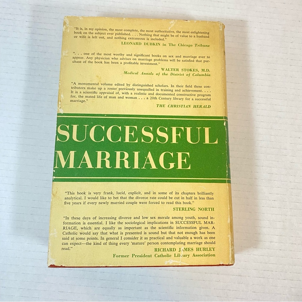 Successful Marriage: A Modern Guide to Love, Sex, and Family Life…..Book - Picture 5 of 6